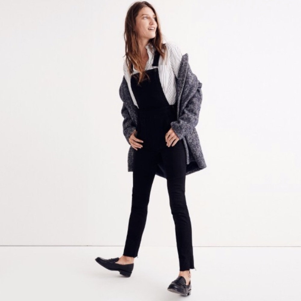 Madewell Skinny Overalls in Black